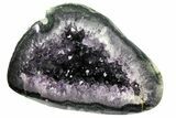 Purple Amethyst Geode With Polished Face - Uruguay #152448-1